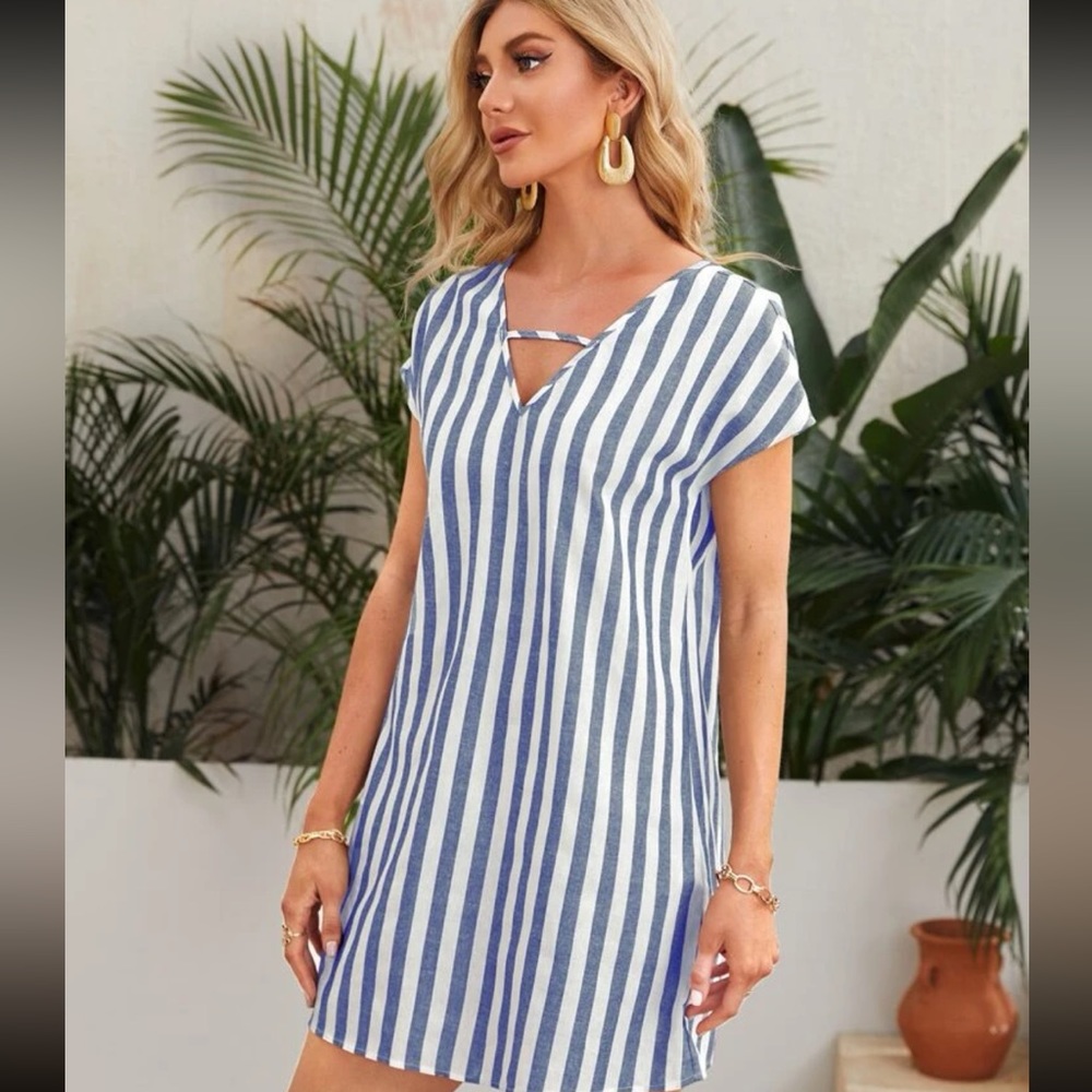 Shein women’s summer V neck dress